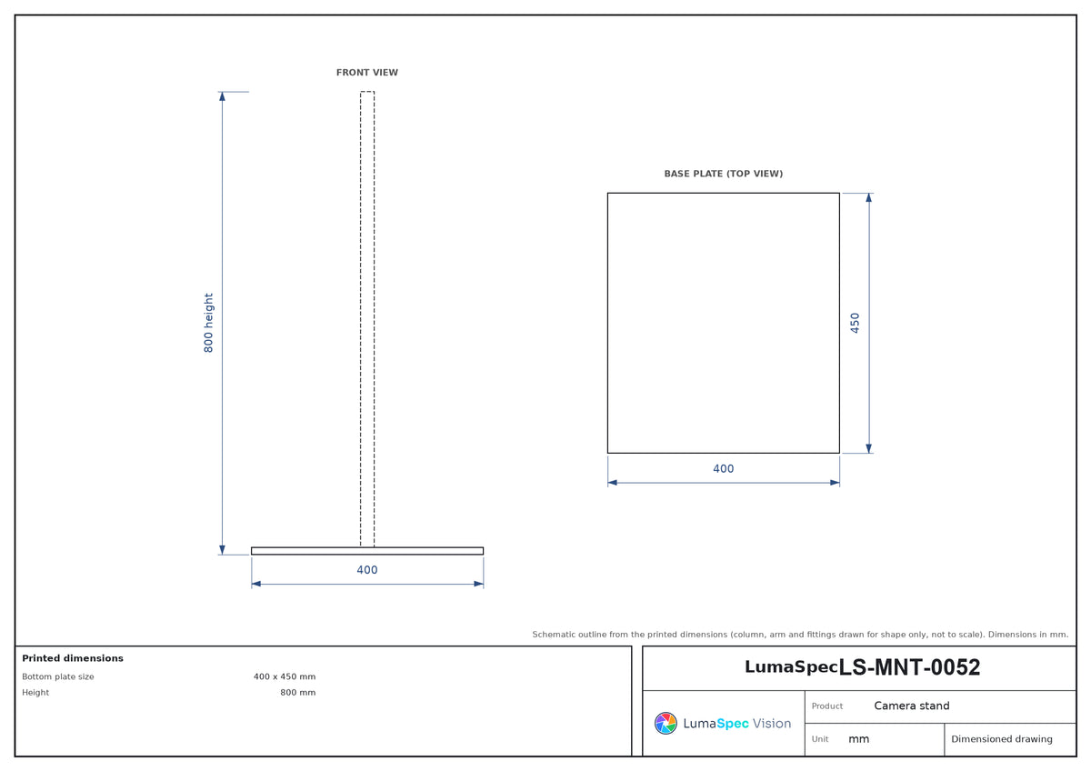 LS-MNT-0052 dimensions (mm)