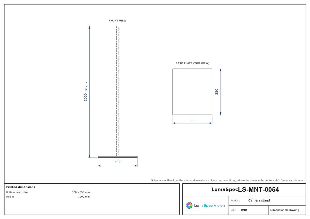 LS-MNT-0054 dimensions (mm)