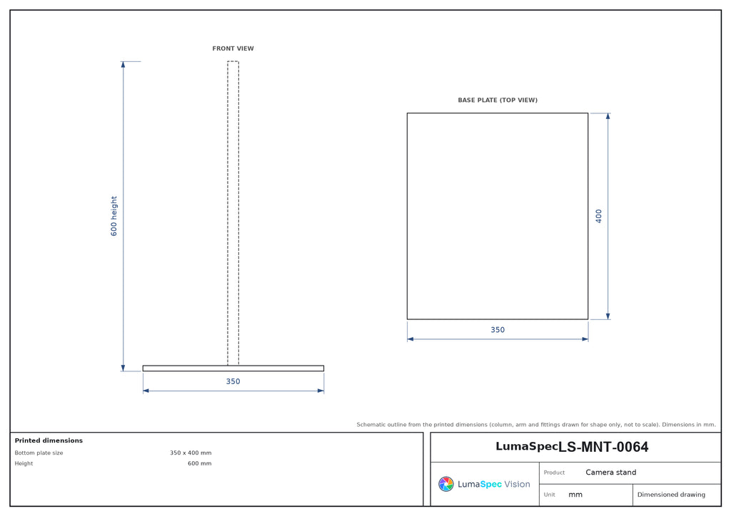 LS-MNT-0064 dimensions (mm)