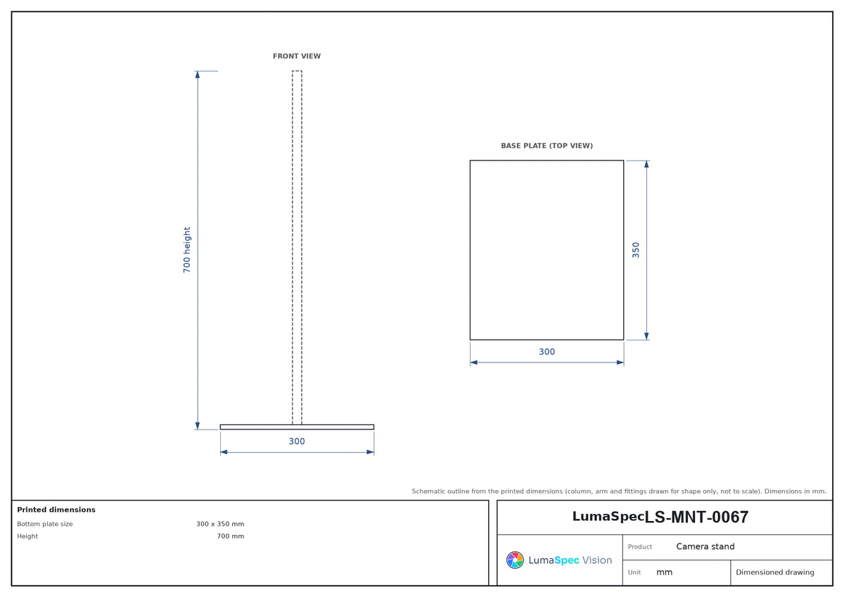 LS-MNT-0067 dimensions (mm)