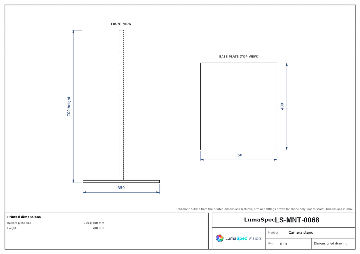 LS-MNT-0068 dimensions (mm)