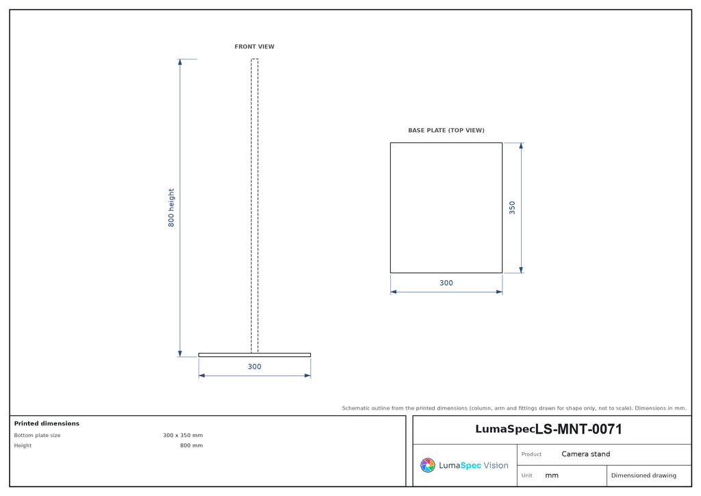 LS-MNT-0071 dimensions (mm)