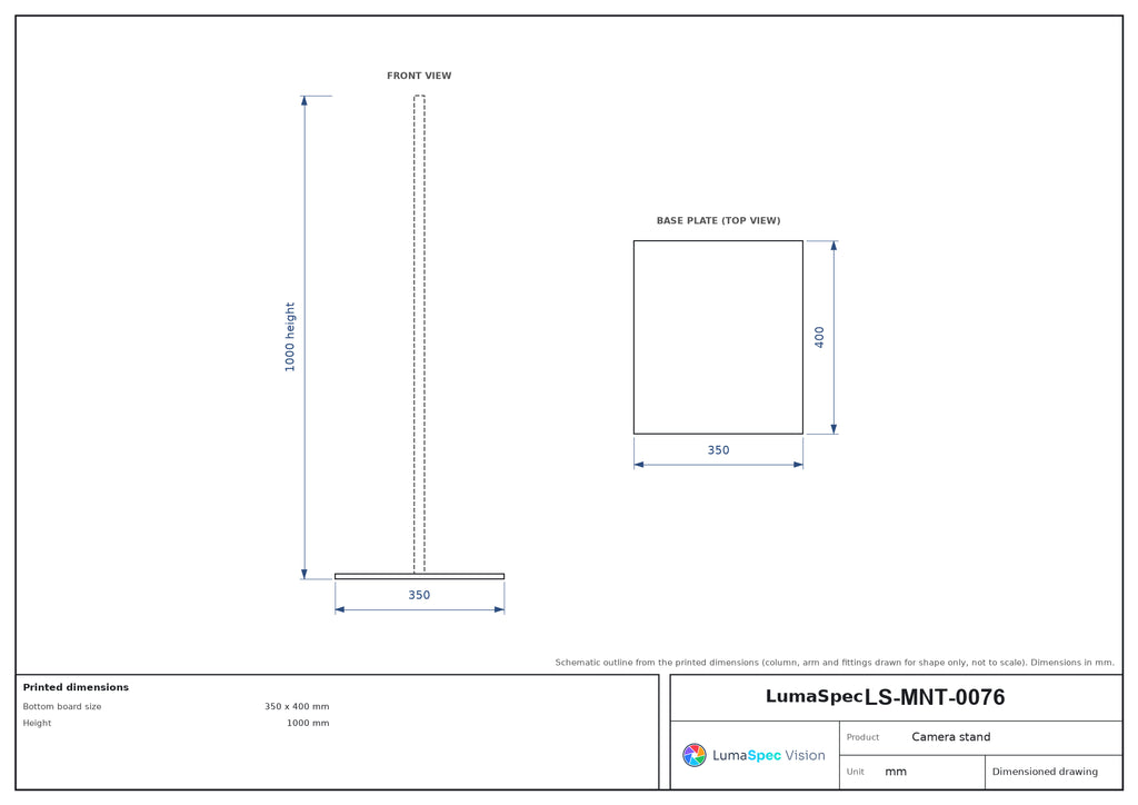 LS-MNT-0076 dimensions (mm)