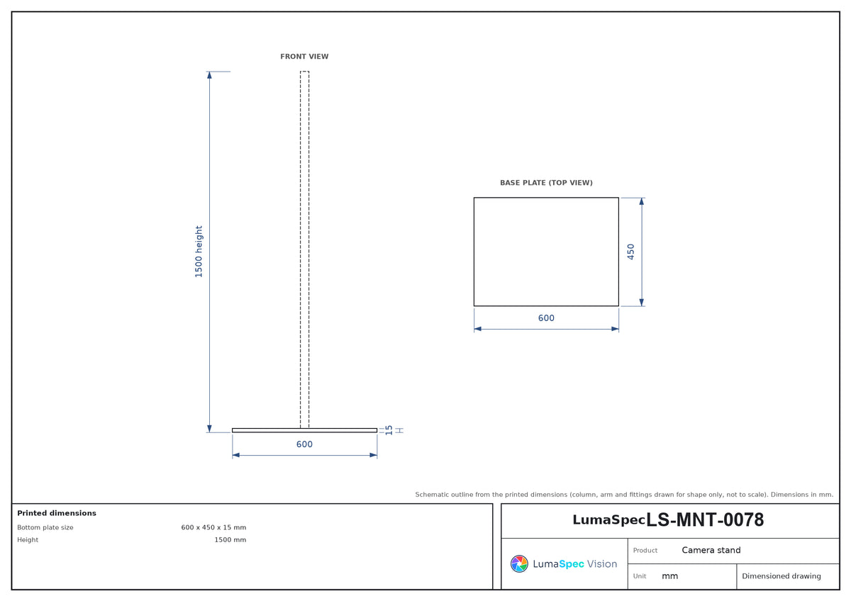 LS-MNT-0078 dimensions (mm)