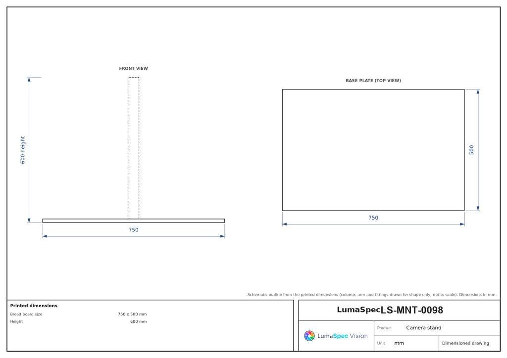 LS-MNT-0098 dimensions (mm)