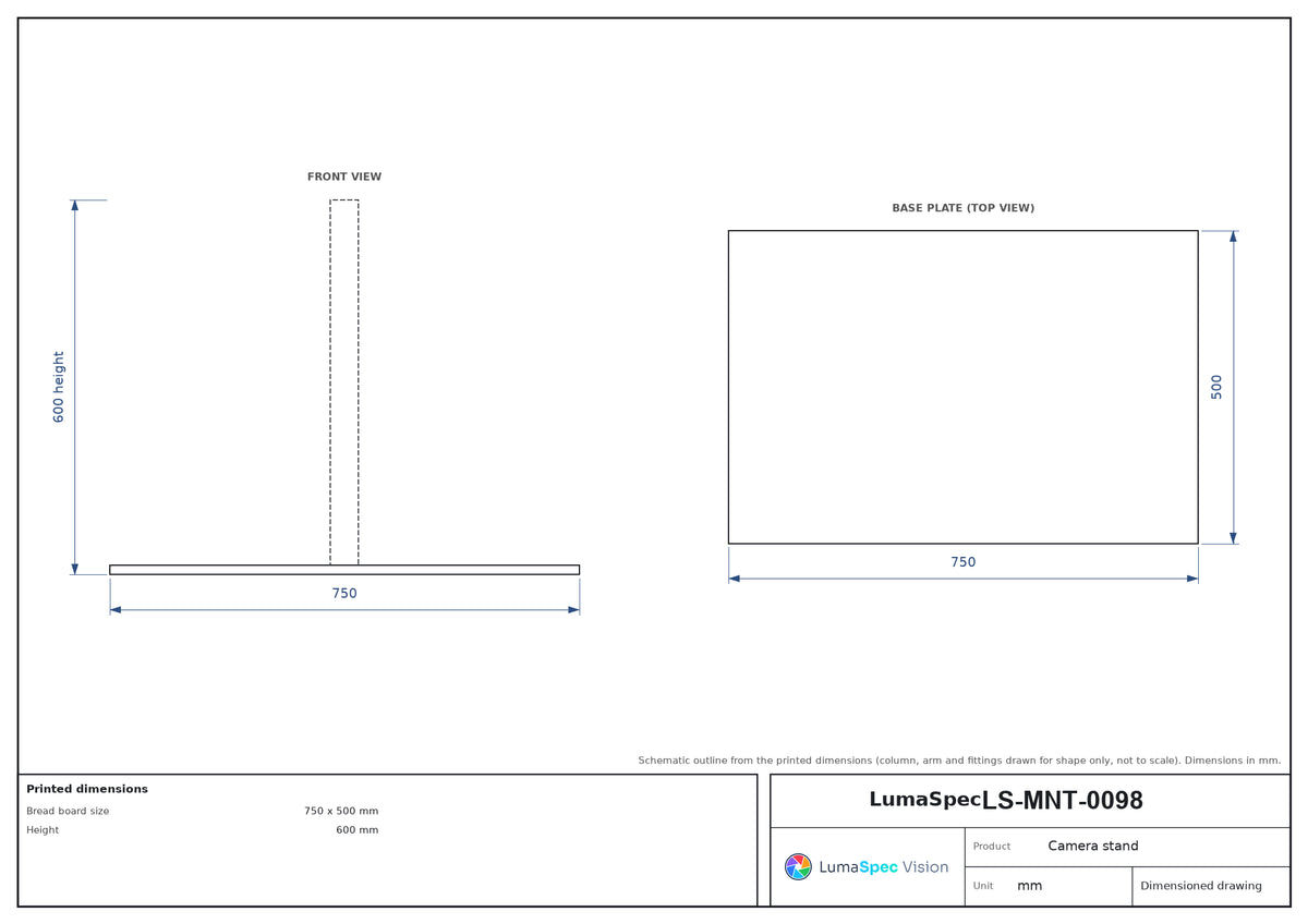 LS-MNT-0098 dimensions (mm)