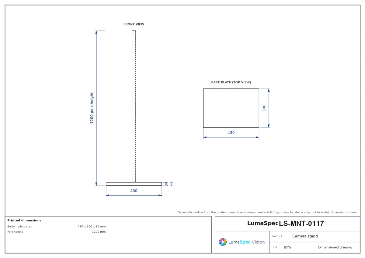 LS-MNT-0117 dimensions (mm)