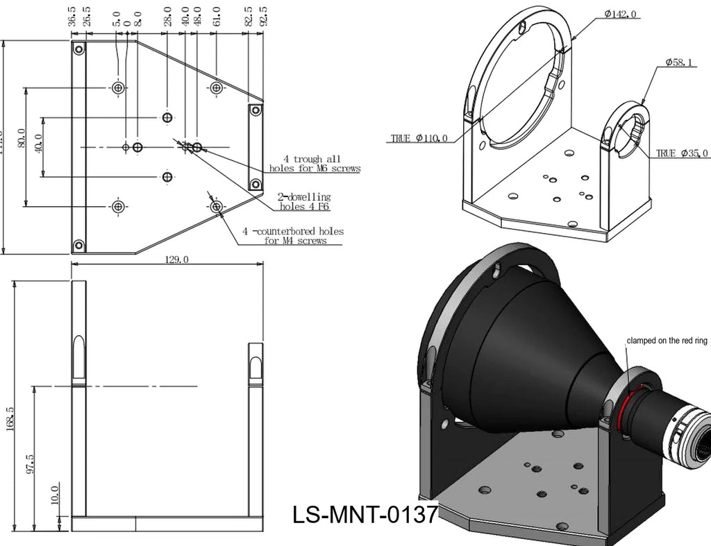 LS-MNT-0137 dimensions (mm)