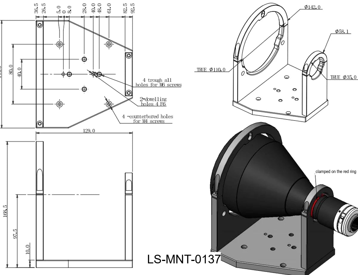 LS-MNT-0137 dimensions (mm)
