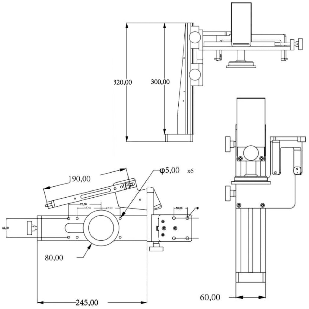 LS-MNT-0185 dimensions (mm)