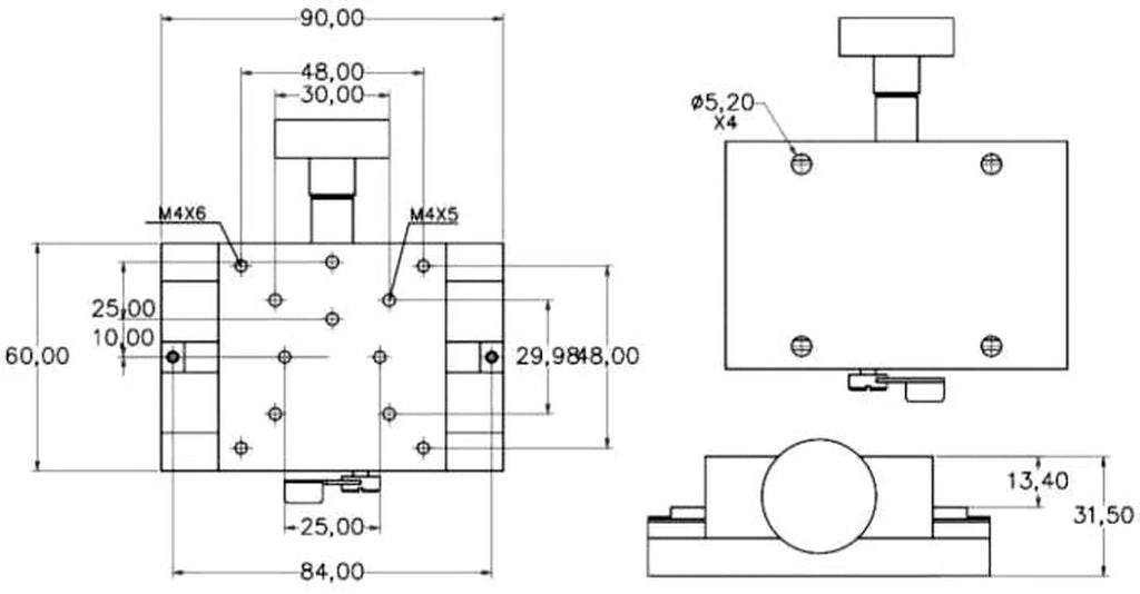 LS-MNT-0202 dimensions (mm)