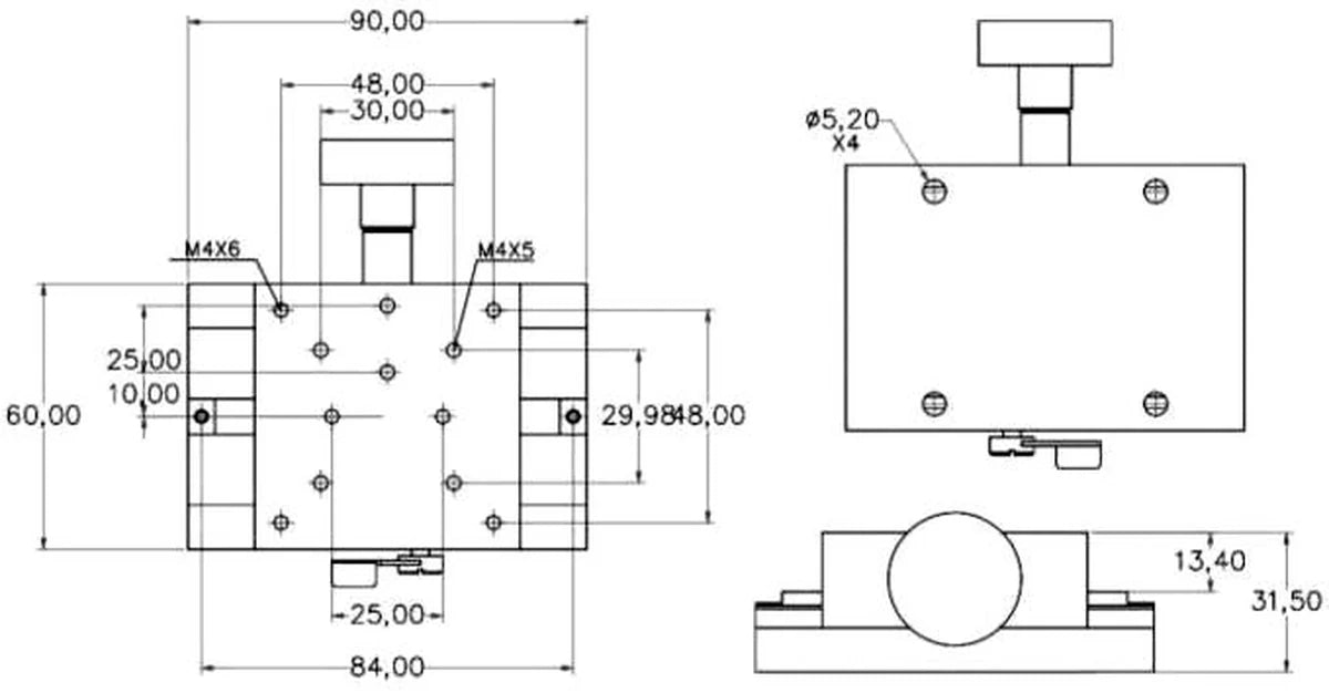 LS-MNT-0202 dimensions (mm)