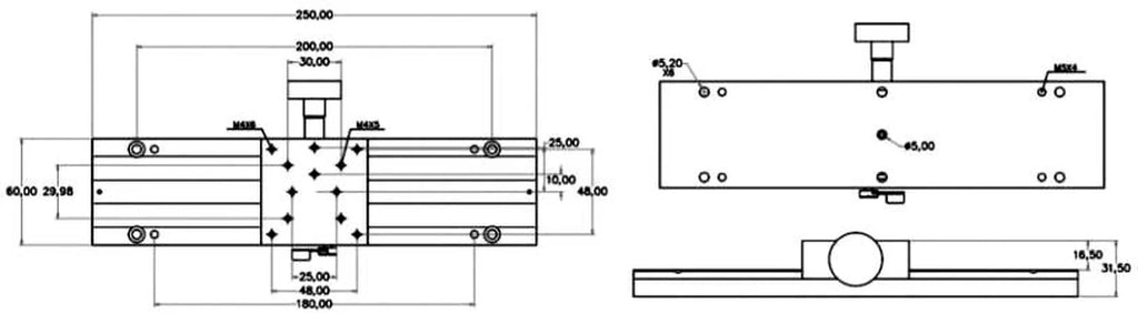 LS-MNT-0206 dimensions (mm)