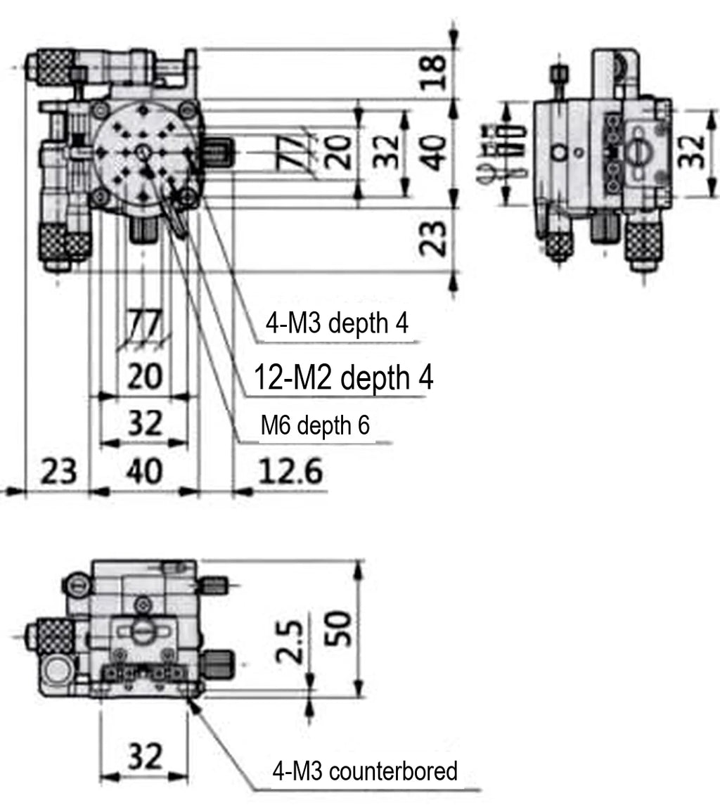 LS-MNT-0219 dimensions (mm)