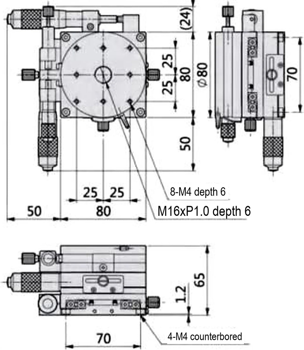 LS-MNT-0221 dimensions (mm)