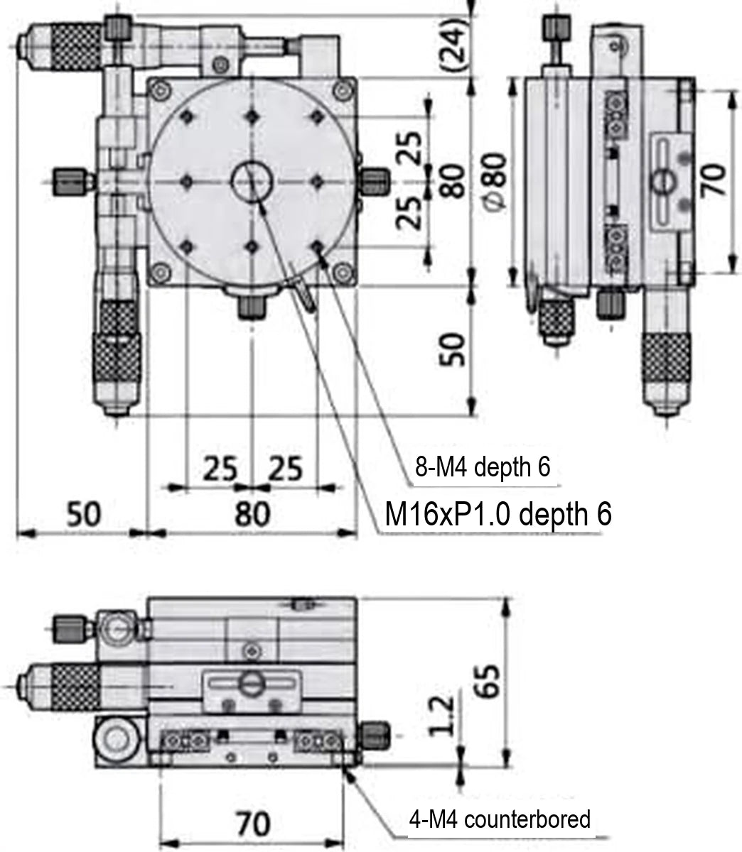 LS-MNT-0221 dimensions (mm)