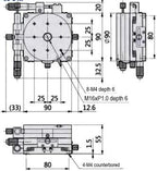 LS-MNT-0222 dimensions (mm)