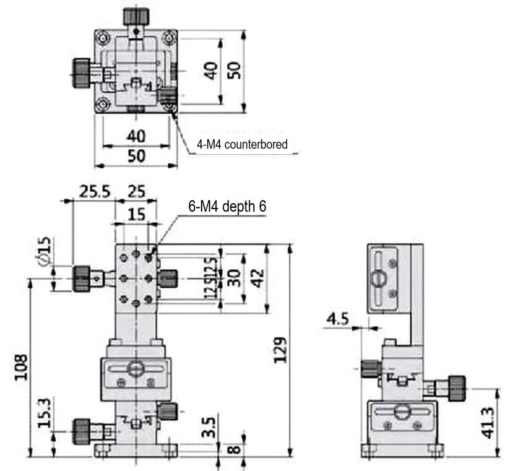 LS-MNT-0223 dimensions (mm)
