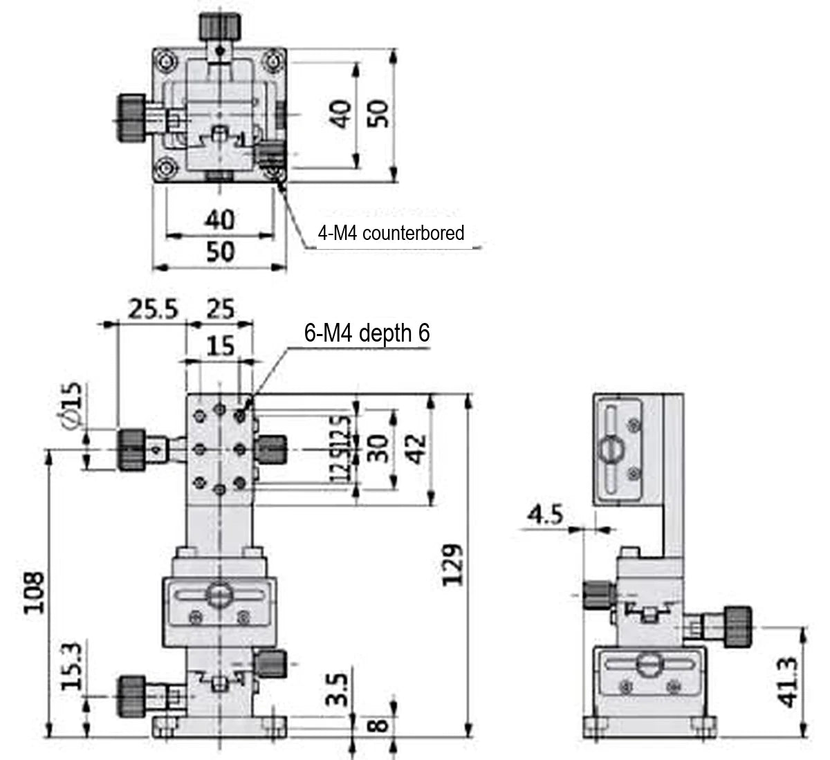 LS-MNT-0223 dimensions (mm)