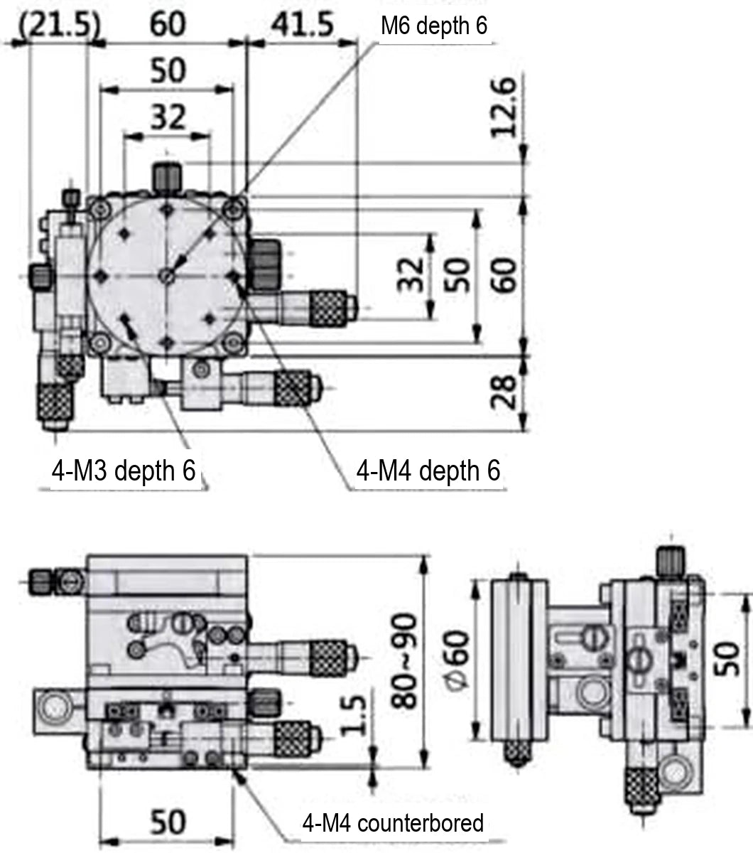 LS-MNT-0227 dimensions (mm)
