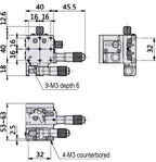 LS-MNT-0232 dimensions (mm)