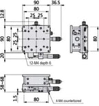 LS-MNT-0236 dimensions (mm)