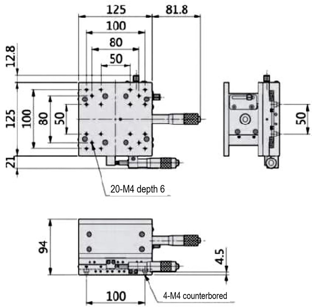 LS-MNT-0237 dimensions (mm)