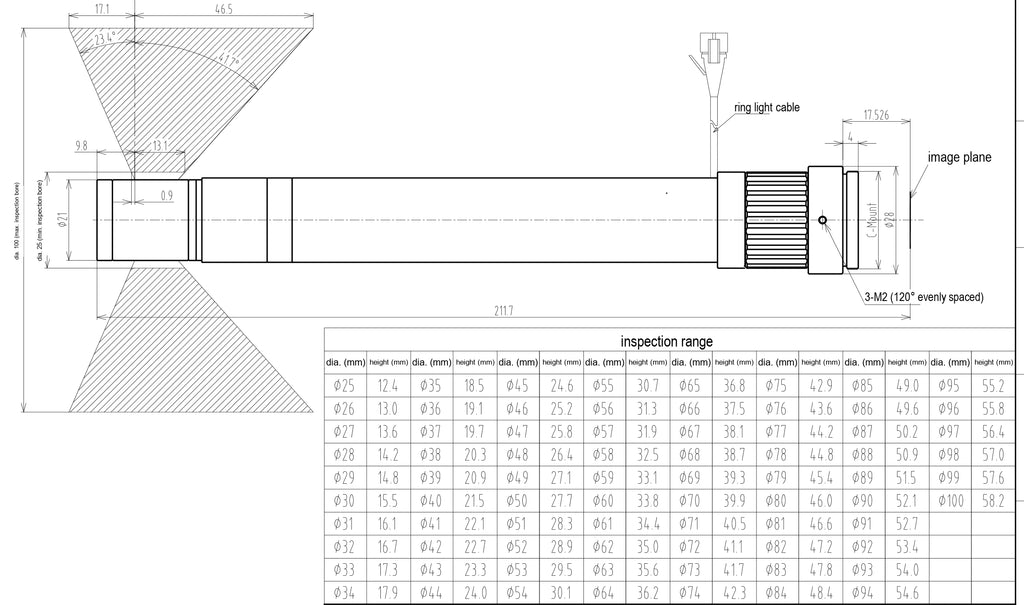 LS-PCL-0042 dimensions (mm)