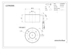 LS-RN3590 dimensions (mm)