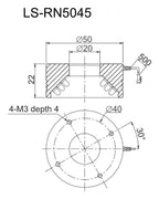 LS-RN5045 dimensions (mm)