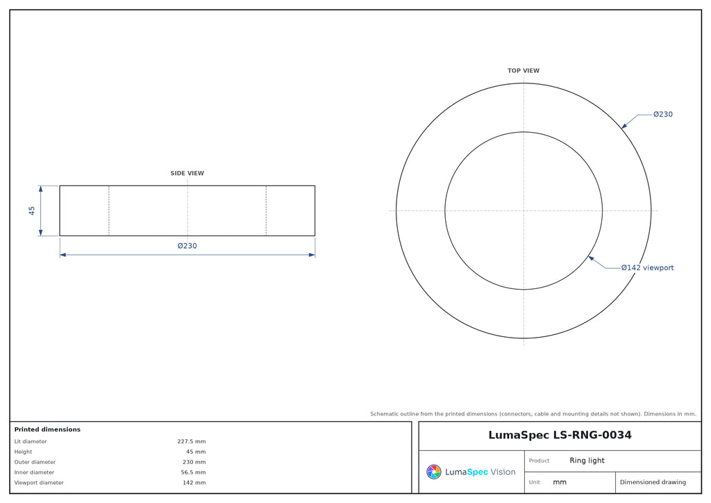 LS-RNG-0034 dimensions (mm)