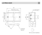 LS-RNG-0220 dimensions (mm)