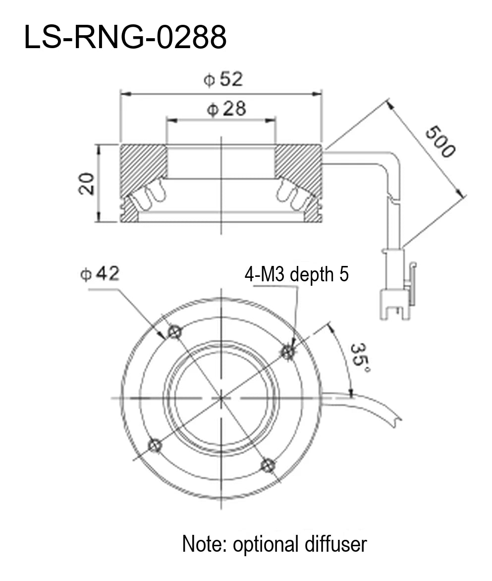 LS-RNG-0288 dimensions (mm)