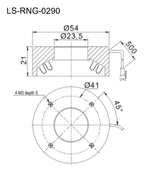 LS-RNG-0290 dimensions (mm)