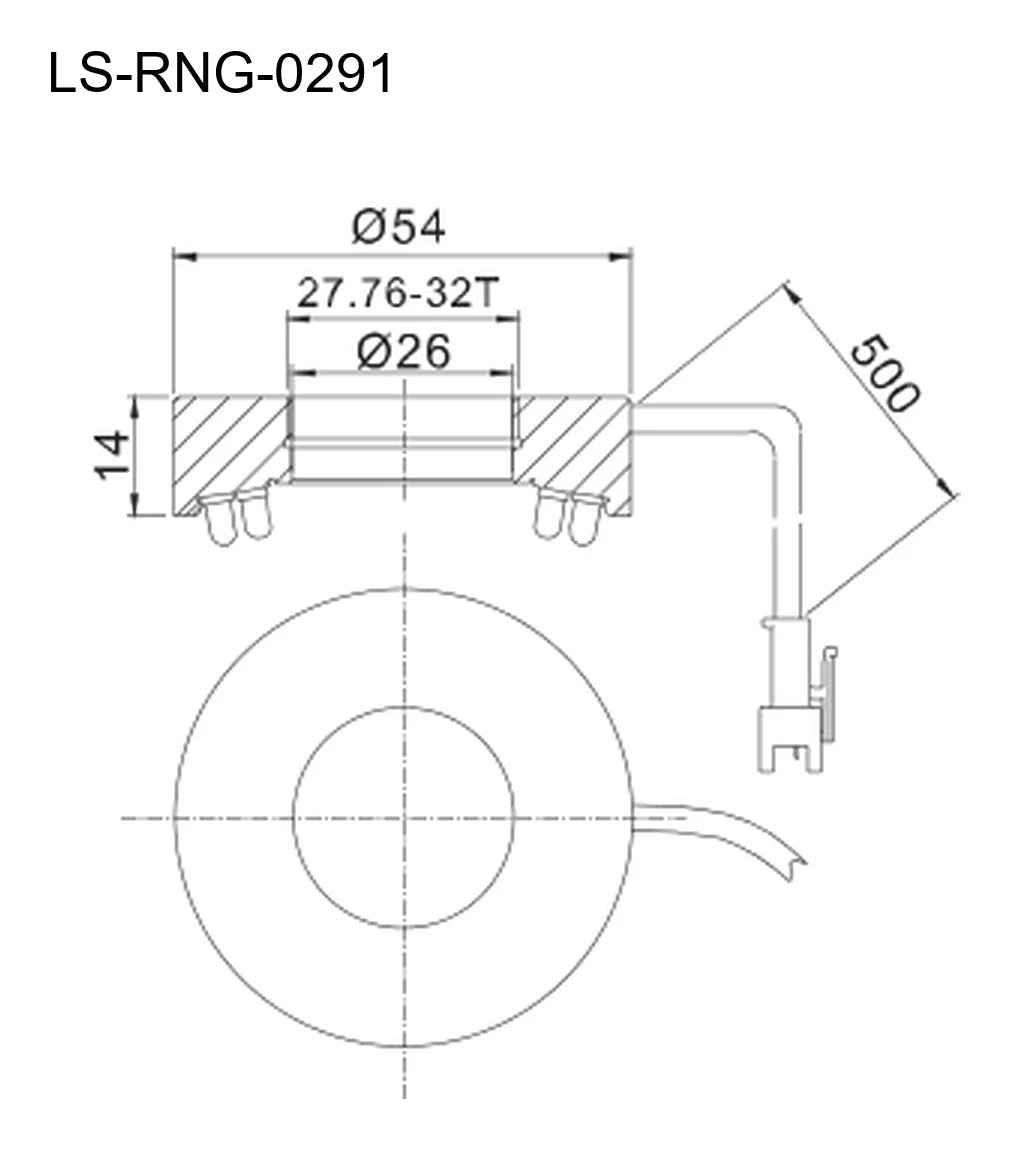 LS-RNG-0291 dimensions (mm)