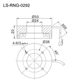 LS-RNG-0292 dimensions (mm)