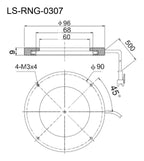 LS-RNG-0307 dimensions (mm)