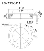 LS-RNG-0311 dimensions (mm)