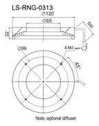 LS-RNG-0313 dimensions (mm)