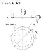 LS-RNG-0320 dimensions (mm)