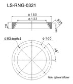 LS-RNG-0321 dimensions (mm)