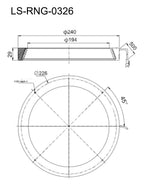 LS-RNG-0326 dimensions (mm)