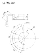 LS-RNG-0334 dimensions (mm)