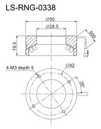 LS-RNG-0338 dimensions (mm)