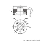 LS-RNG-0496 dimensions (mm)