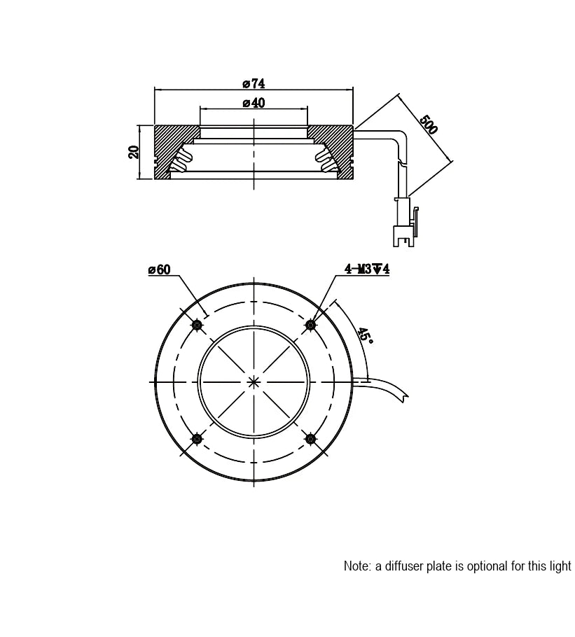 LS-RNG-0506 dimensions (mm)