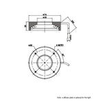 LS-RNG-0508 dimensions (mm)