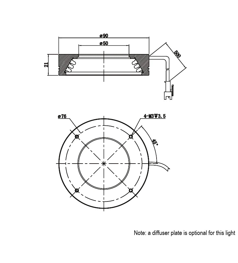 LS-RNG-0510 dimensions (mm)