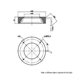 LS-RNG-0510 dimensions (mm)