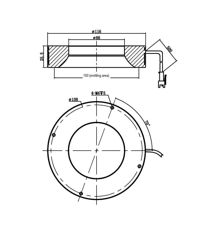 LS-RNG-0546 dimensions (mm)